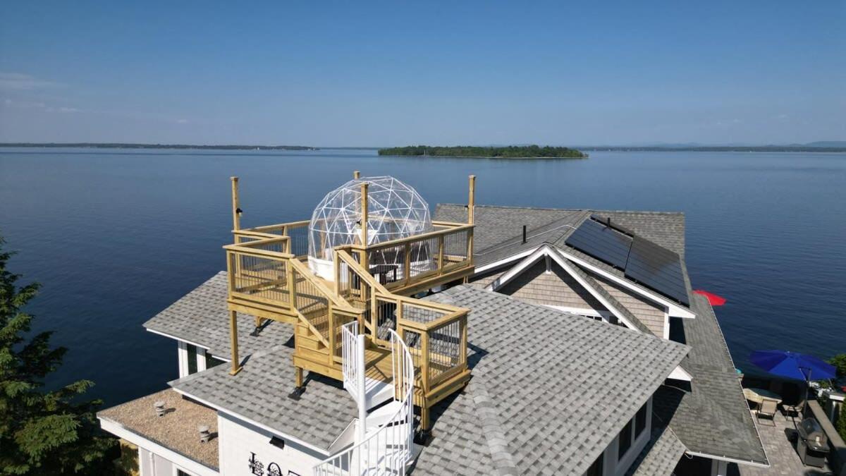 Loza House Adirondack Skydeck Unit Lake Front プラッツバーグ エクステリア 写真